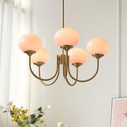 Glowing Delight - Lustre moderne en guimauve 