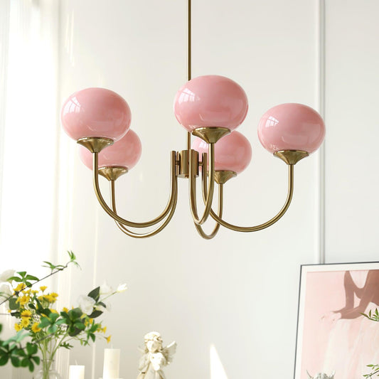 Moderne kroonluchter met speelse flair-light decor-De Bazelaar