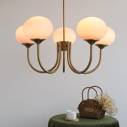 Glowing Delight - Lustre moderne en guimauve 