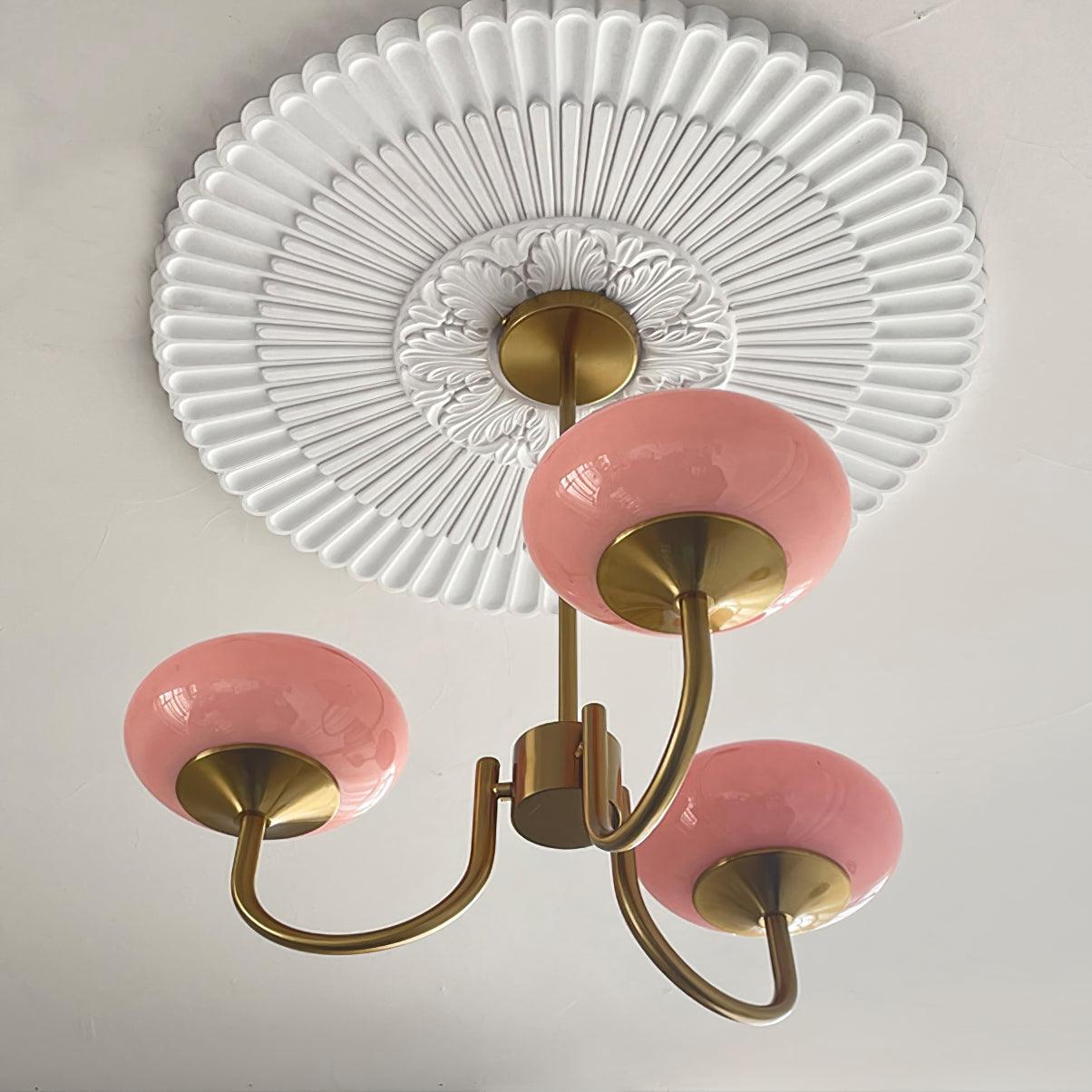 Glowing Delight - Lustre moderne en guimauve 