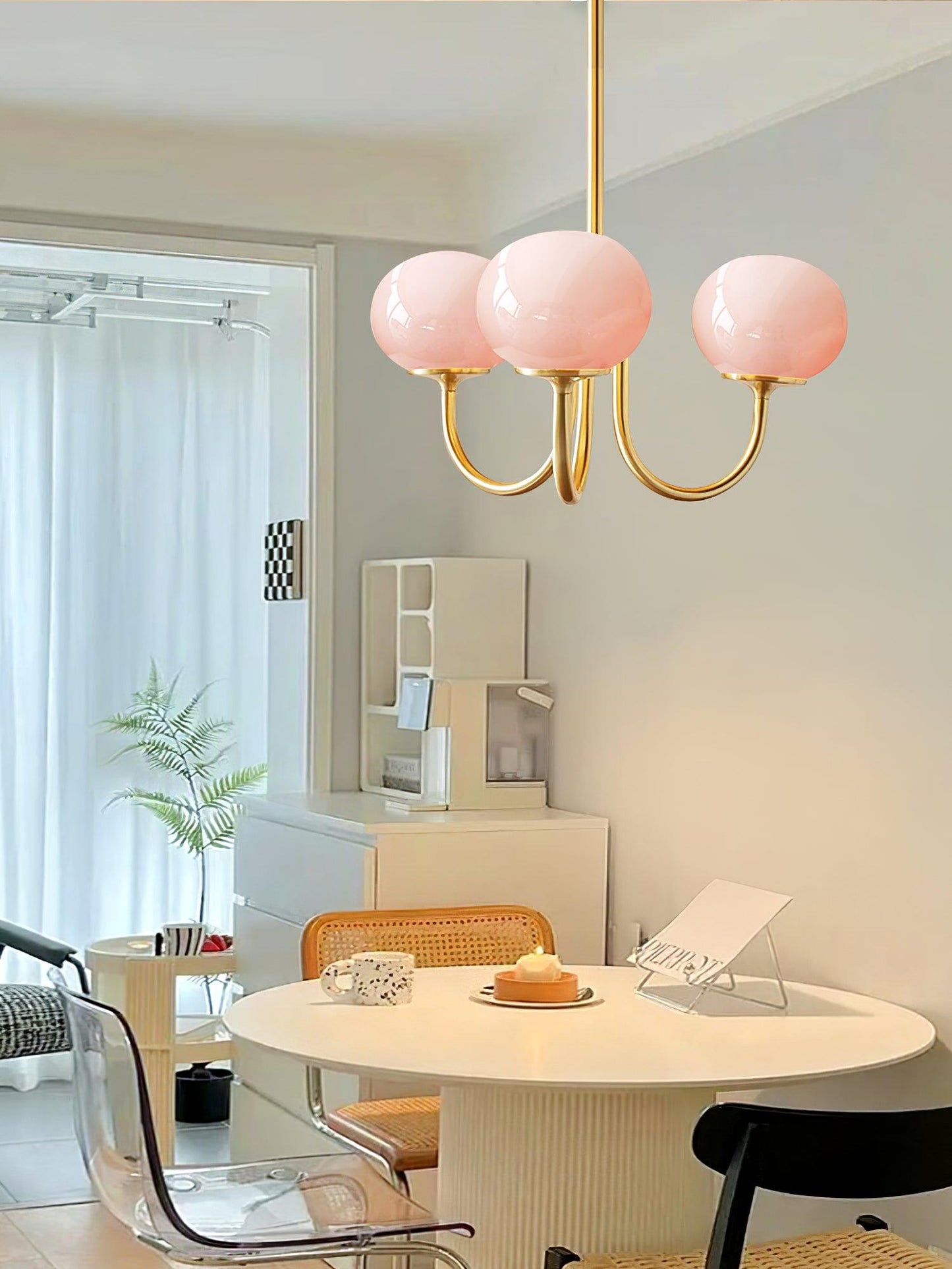 Glowing Delight - Lustre moderne en guimauve 