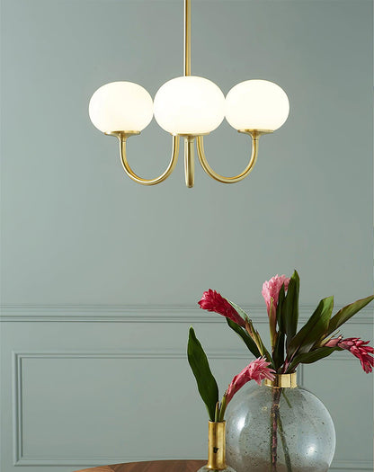 Glowing Delight - Lustre moderne en guimauve 