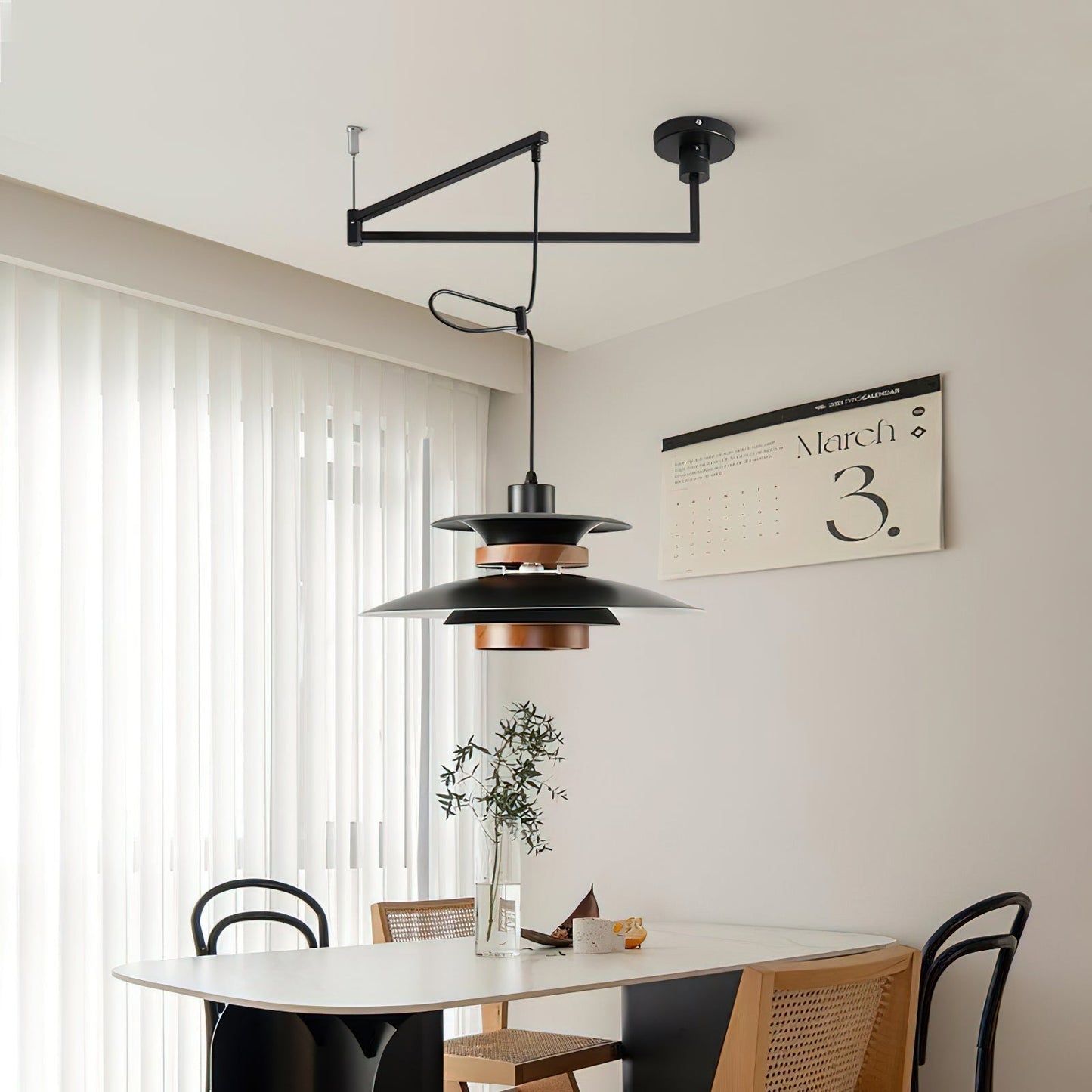 Moderne draaibare hanglamp Mercero