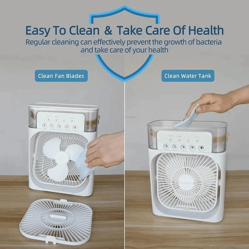 Mini IJsnevel Ventilator 2-in-1 Draagbaar