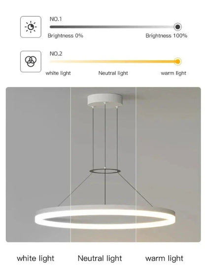 ChicRadiance - Lampe suspendue fine 