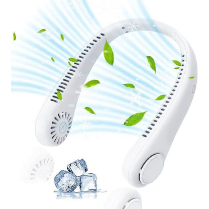 Draadloze 360° Nekventilator Draagbaar Stil