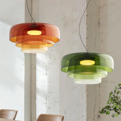 Glazen Plafondlamp met Tijdloos Design