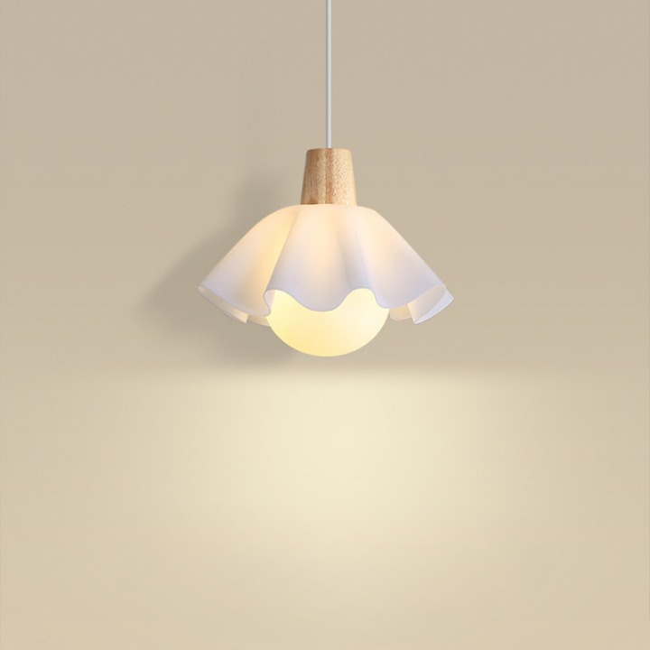 Noordse Houten Hanglamp – Minimalistisch & Verfijnd