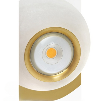 Aluminium LED Hanglamp met Marmer Design