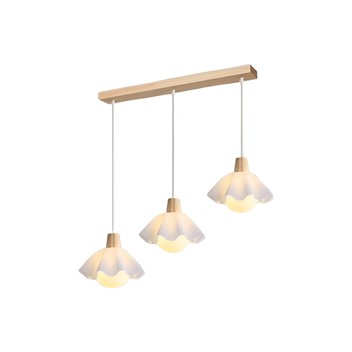 Noordse Houten Hanglamp – Minimalistisch & Verfijnd