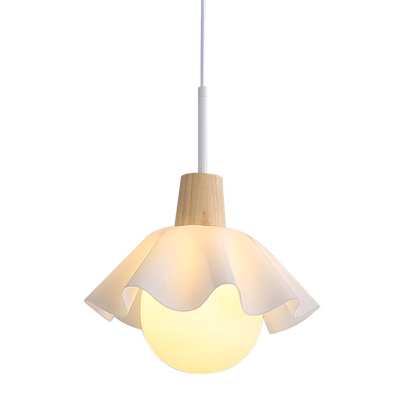 Noordse Houten Hanglamp – Minimalistisch & Verfijnd