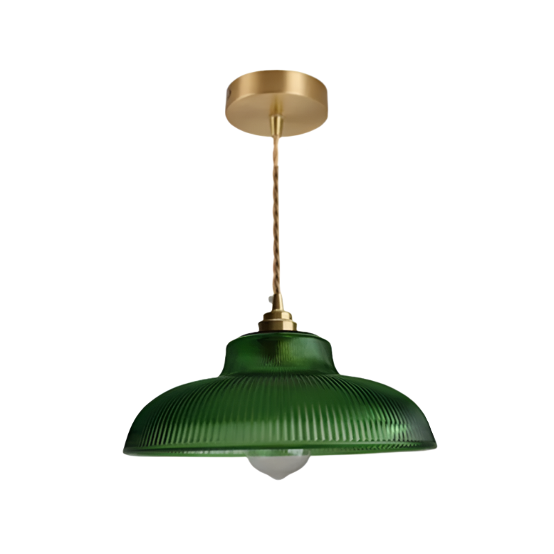 LED Vintage Hanglamp Groen Glas – Stijlvol en Duurzaam