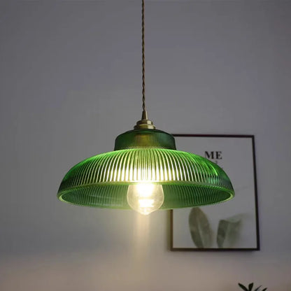 LED Vintage Hanglamp Groen Glas – Stijlvol en Duurzaam