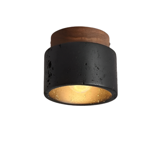 LED Plafondlamp Travertin Design-light decor-De Bazelaar
