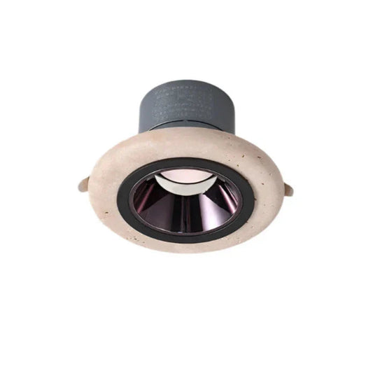 Ronde Ingebouwde LED Spot Travertin - Luxe & Energiezuinig