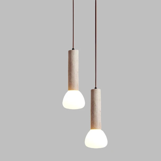 Elegante Crème Kroonluchter van Travertin-light decor-De Bazelaar