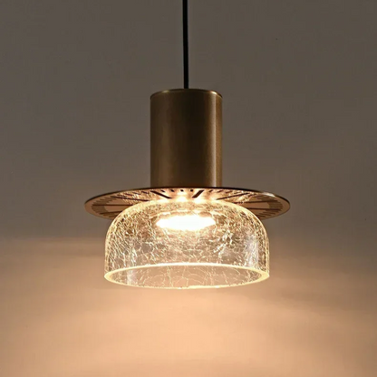 Retro LED Hanglamp Gebroken Glas - Luxe & Stijlvol