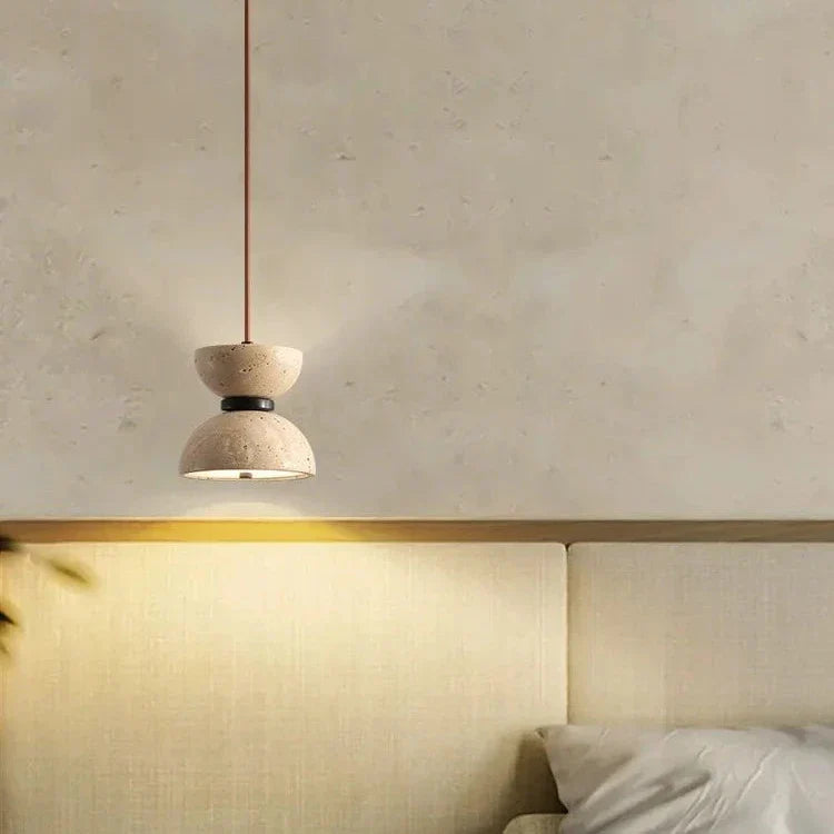 LED Hanglamp Travertijnsteen – Minimalistisch Design