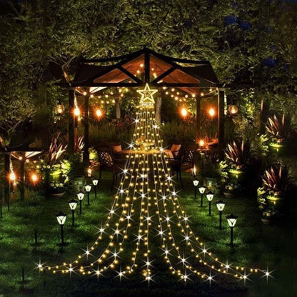 Outdoor kerstboom LED Lichtshow