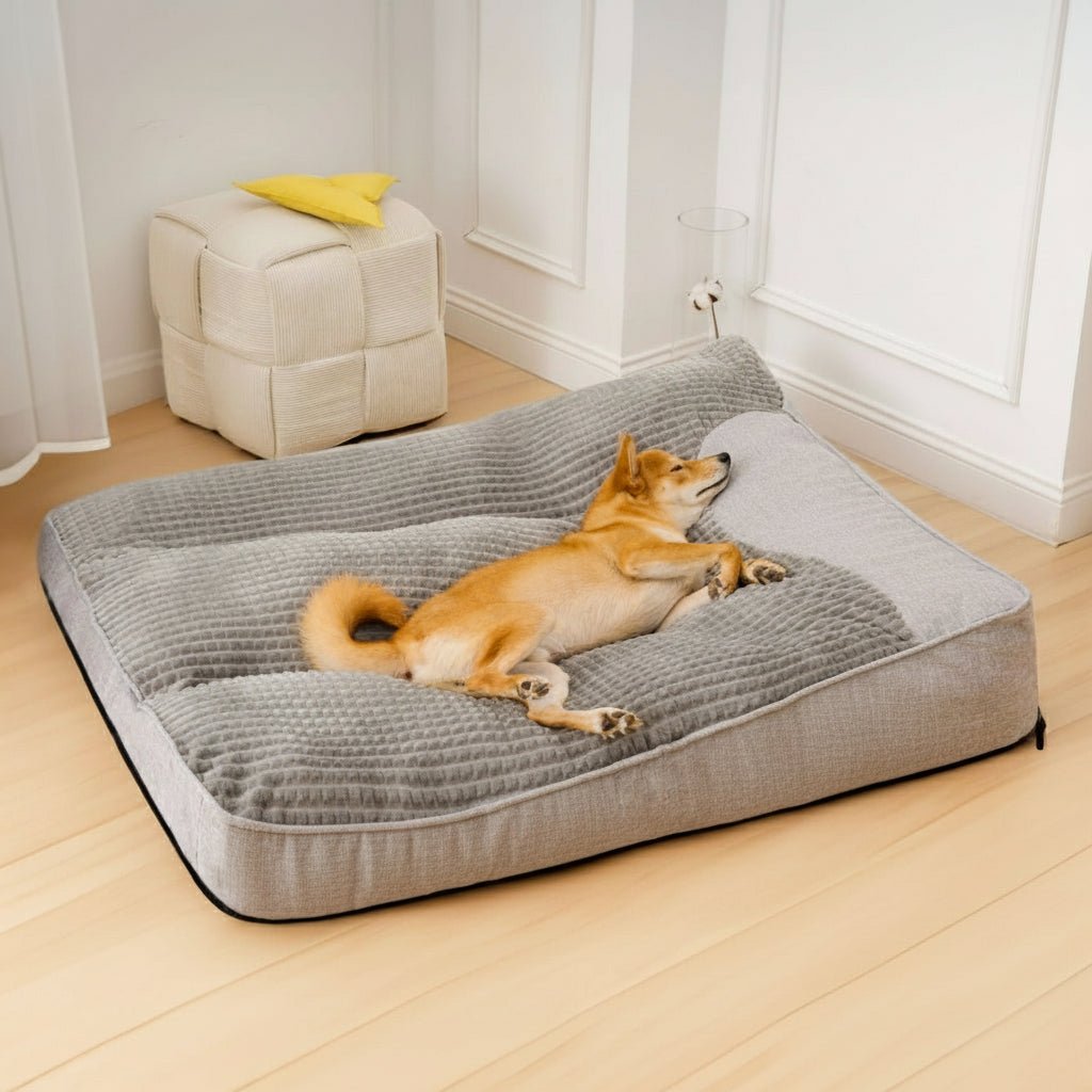 Orthopedische hondenbed met stevig ondersteuning en comfort