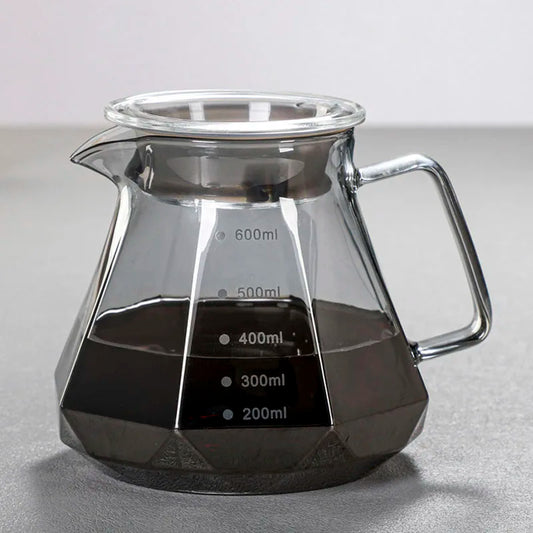 Premium Borosilicaat Glazen Karaf - Duurzaam - Stijlvol - Perfect voor Elke Gelegenheid-Coffee & Tea-De Bazelaar