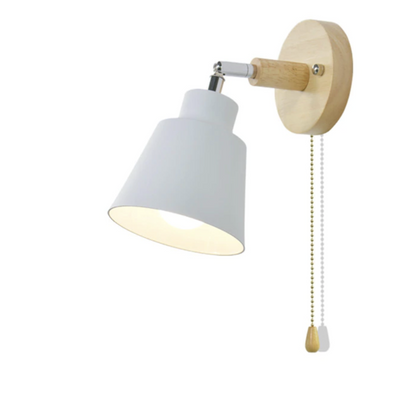 Draaibare Collin Wandlamp met Trekketting Schakelaar