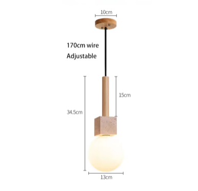 Moderne Travertin LED Hanglamp