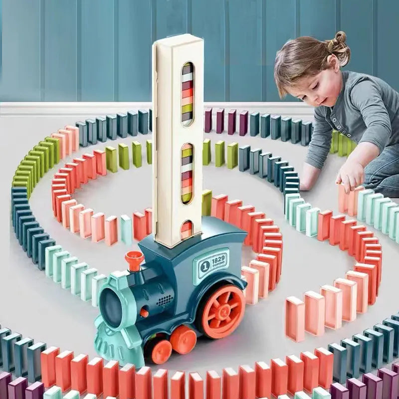 Creatieve Domino Express - Speel - Leer - Kleurrijke Stenen