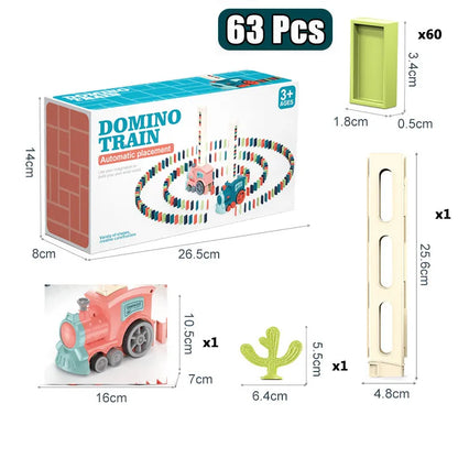 Creatieve Domino Express - Speel - Leer - Kleurrijke Stenen