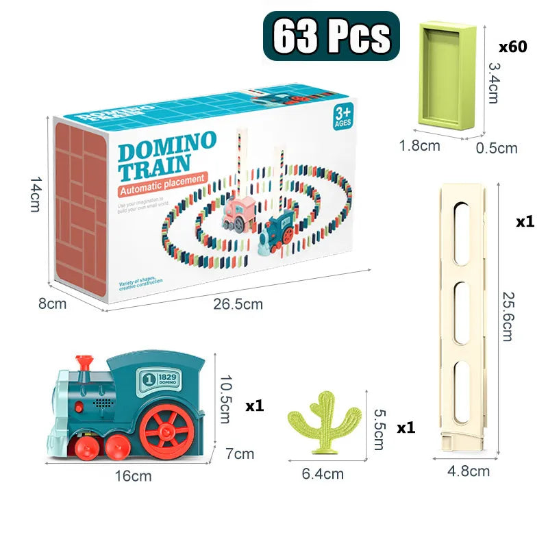 Creatieve Domino Express - Speel - Leer - Kleurrijke Stenen