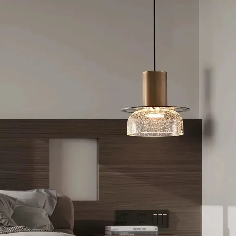 Retro LED Hanglamp Gebroken Glas - Luxe & Stijlvol