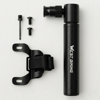 Fietspomp mini draagbaar compact licht snel opblazen
