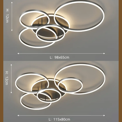 Moderne Zwarte Plafondlamp – Minimalistisch en Stijlvol