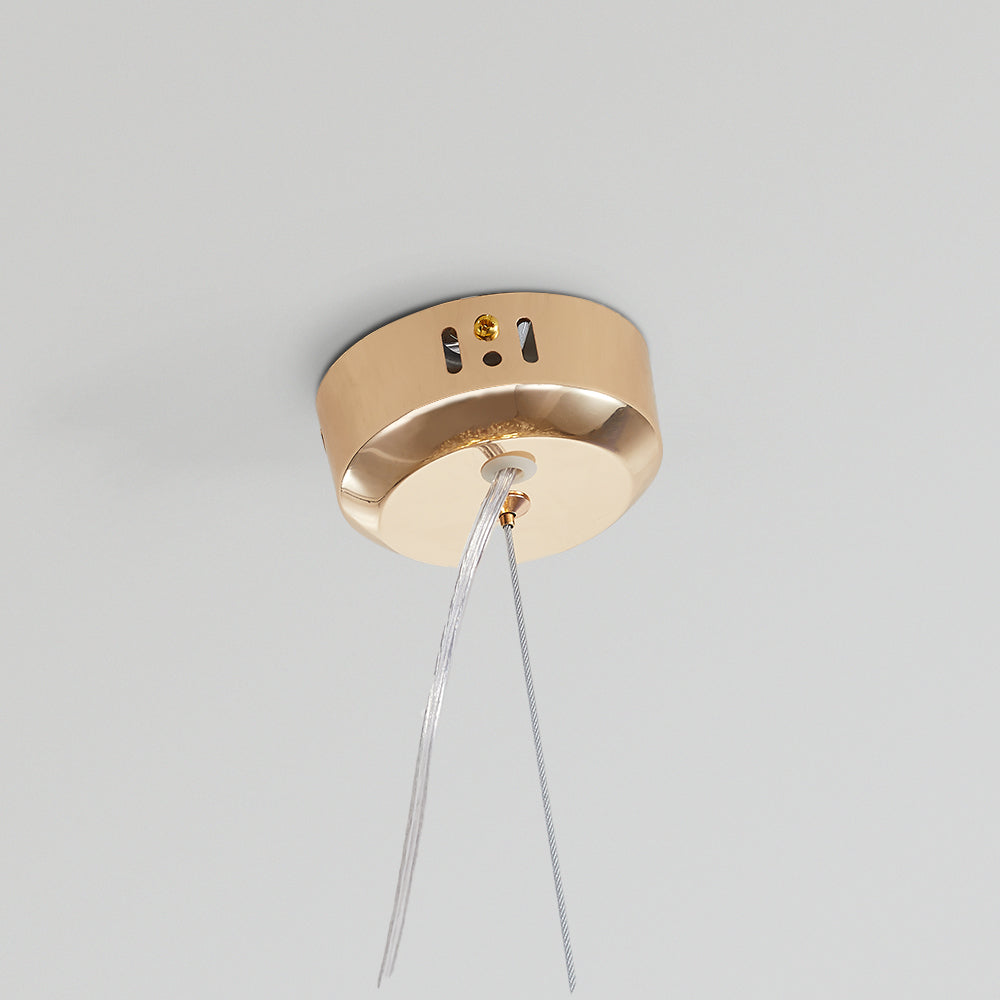 LED Hanglamp Luna - Elegant Witte & Gouden Design