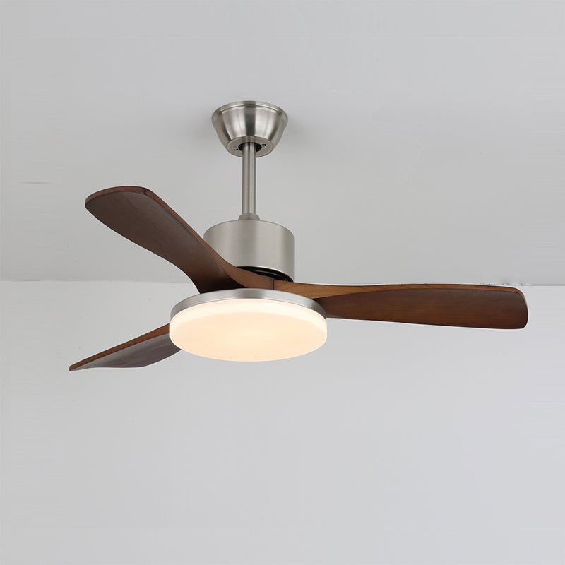 LuxeBreeze Houten Plafondventilator met Licht