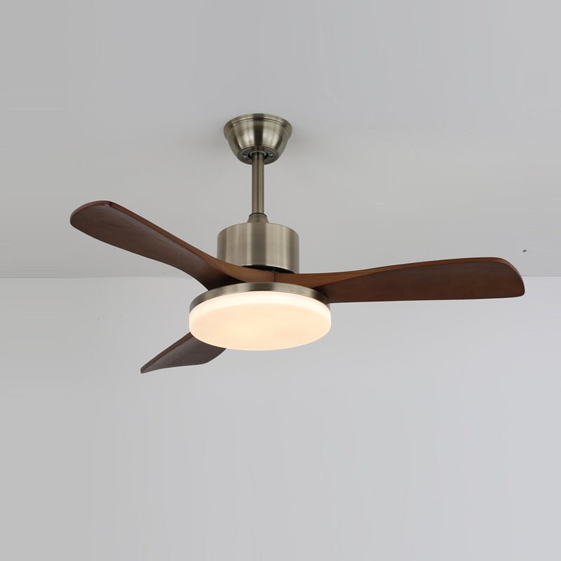 LuxeBreeze Houten Plafondventilator met Licht