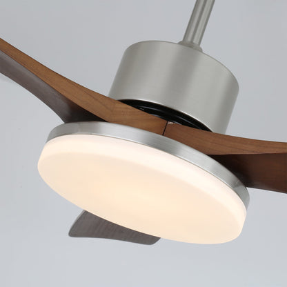 LuxeBreeze Houten Plafondventilator met Licht
