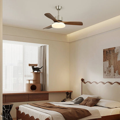 LuxeBreeze Houten Plafondventilator met Licht
