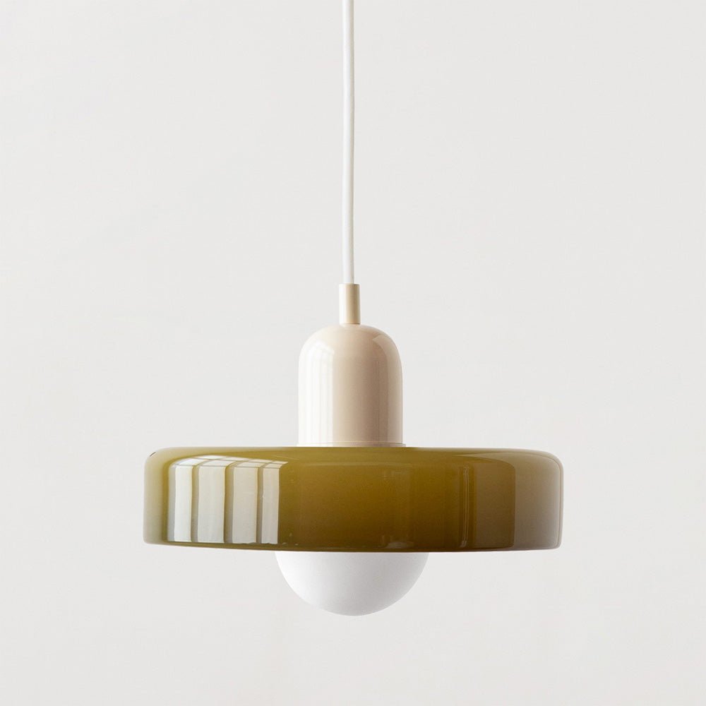 Bauhaus Hanglamp | Gekleurd Glas - #Bauhaus Hanglamp | Gekleurd GlasDe Bazelaar