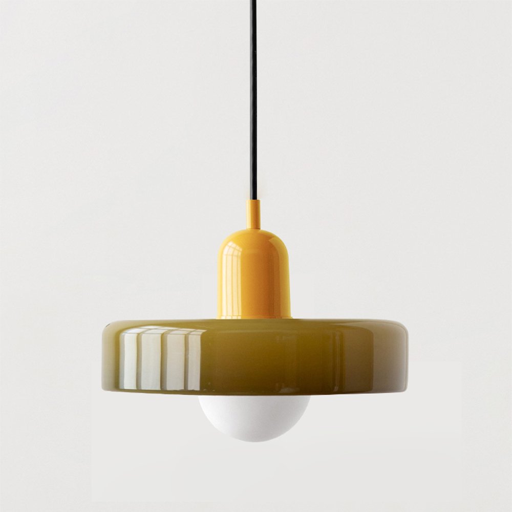 Bauhaus Hanglamp | Gekleurd Glas - #Bauhaus Hanglamp | Gekleurd GlasDe Bazelaar