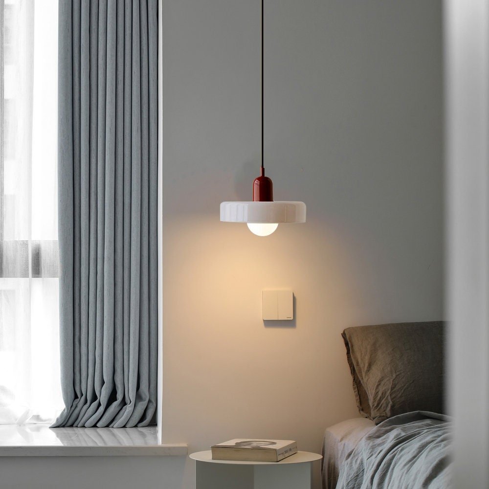 Bauhaus Hanglamp | Gekleurd Glas - #Bauhaus Hanglamp | Gekleurd GlasDe Bazelaar