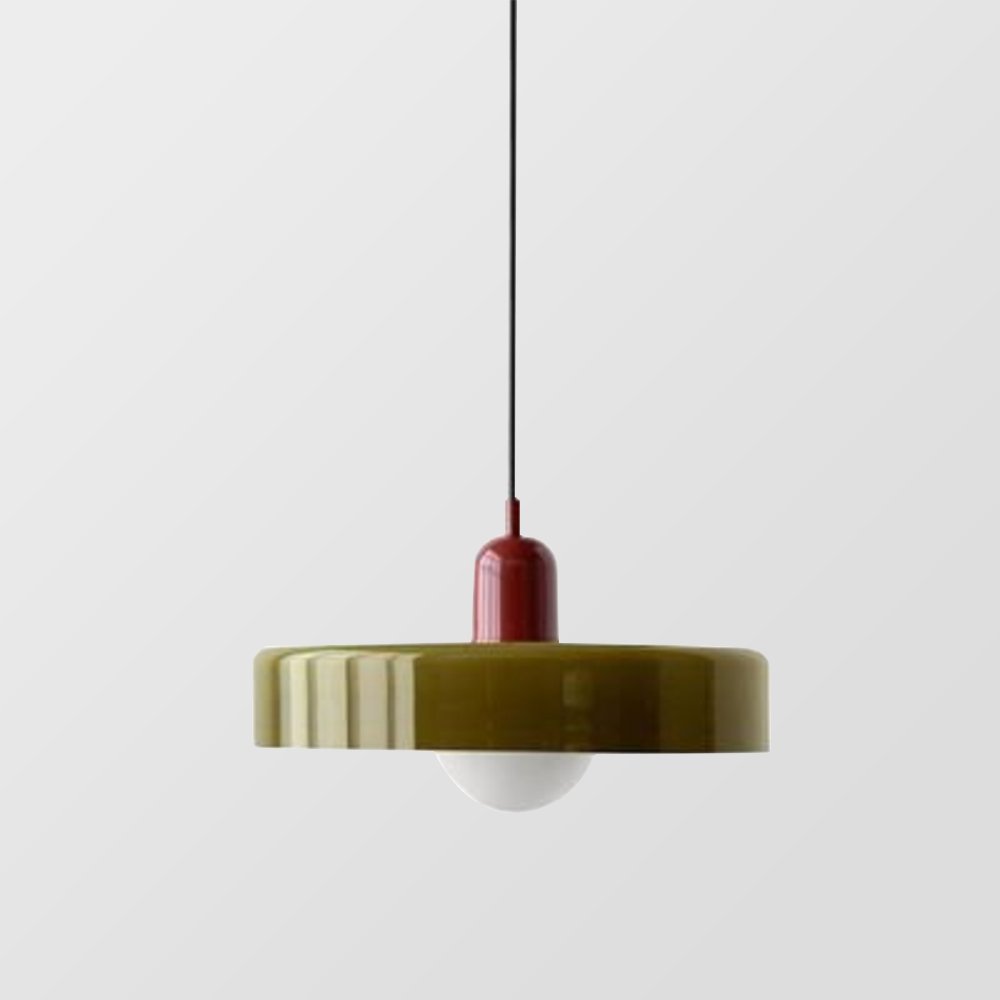 Bauhaus Hanglamp | Gekleurd Glas - #Bauhaus Hanglamp | Gekleurd GlasDe Bazelaar