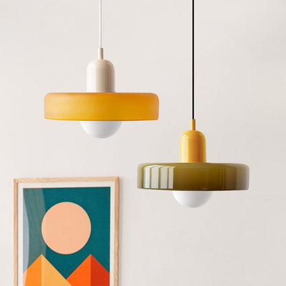 Bauhaus Hanglamp | Gekleurd Glas - #Bauhaus Hanglamp | Gekleurd GlasDe Bazelaar