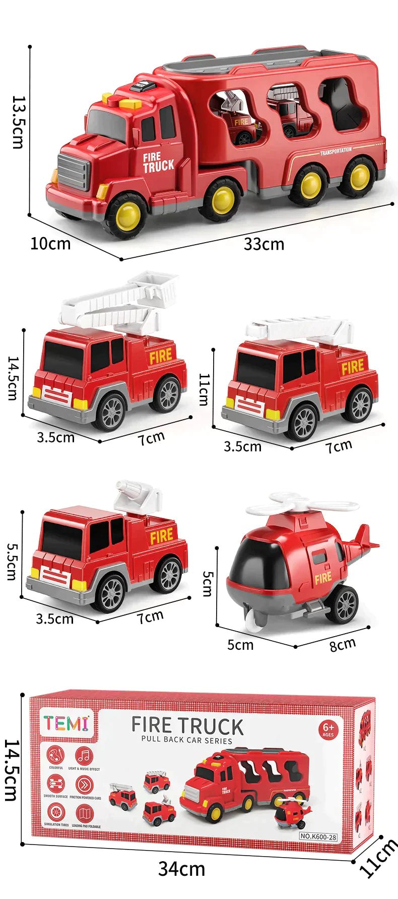 BigTrucks™ | Kindervrachtwagenset incl. 6 GRATIS extra voertuigen! - #BigTrucks™ | Kindervrachtwagenset incl. 6 GRATIS extra voertuigen!De Bazelaar