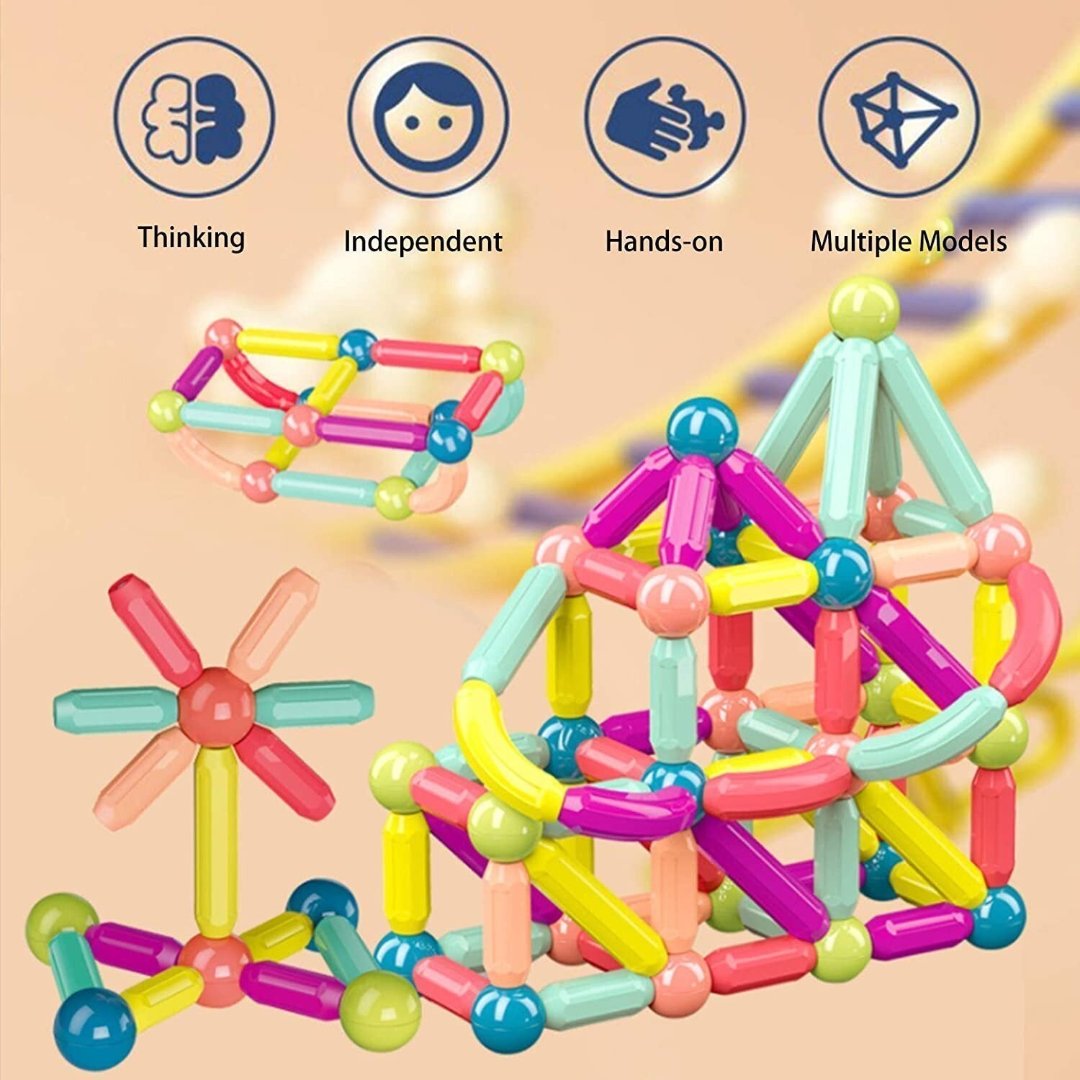 Building Blocks™ | Magnetisch | Incl. GRATIS Opslagbox t.w.v €19.95 - #Building Blocks™ | Magnetisch | Incl. GRATIS Opslagbox t.w.v €19.95De Bazelaar