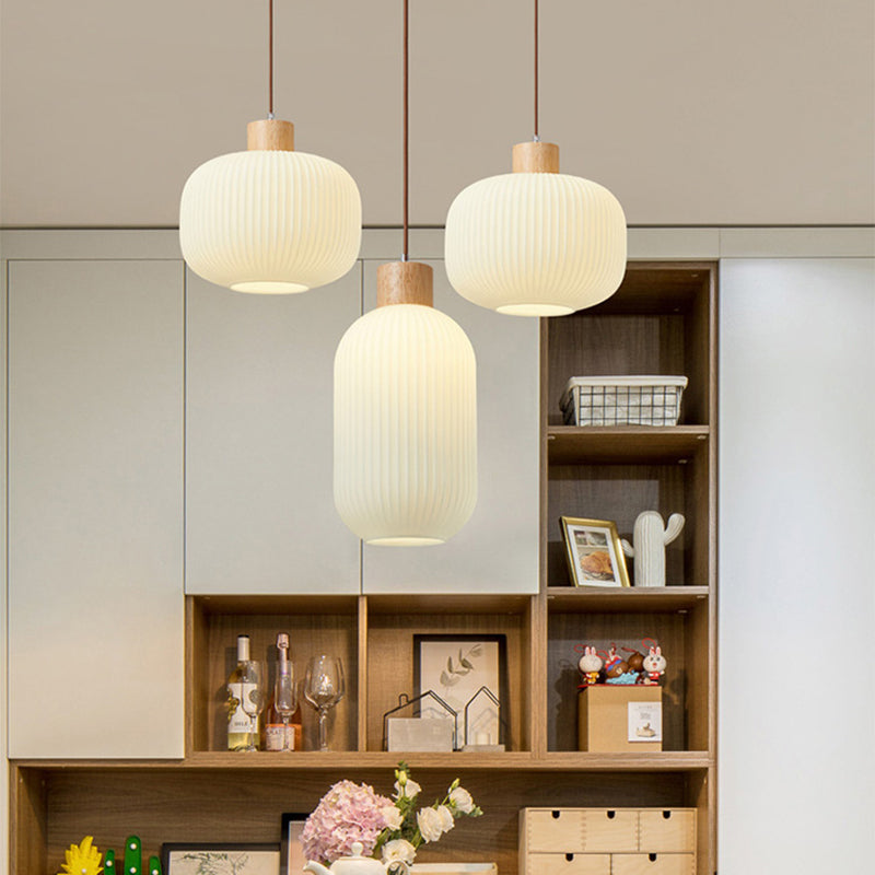 Vintage Houten LED Hanglamp – Warmte en Stijl voor Elk Interieur