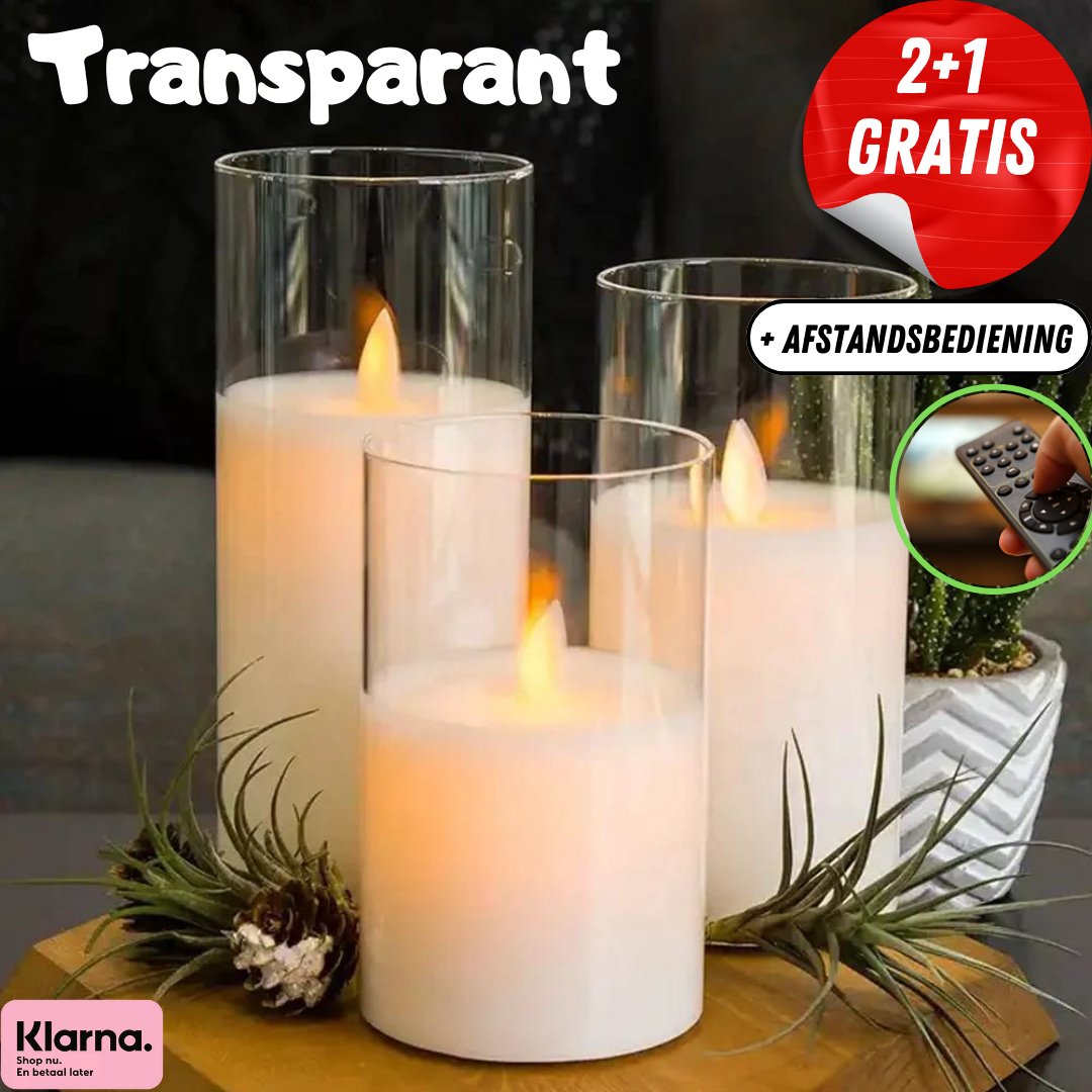 Candle™ | Realistische kaarsenset 2 + 1 GRATIS - #Candle™ | Realistische kaarsenset 2 + 1 GRATISDe Bazelaar