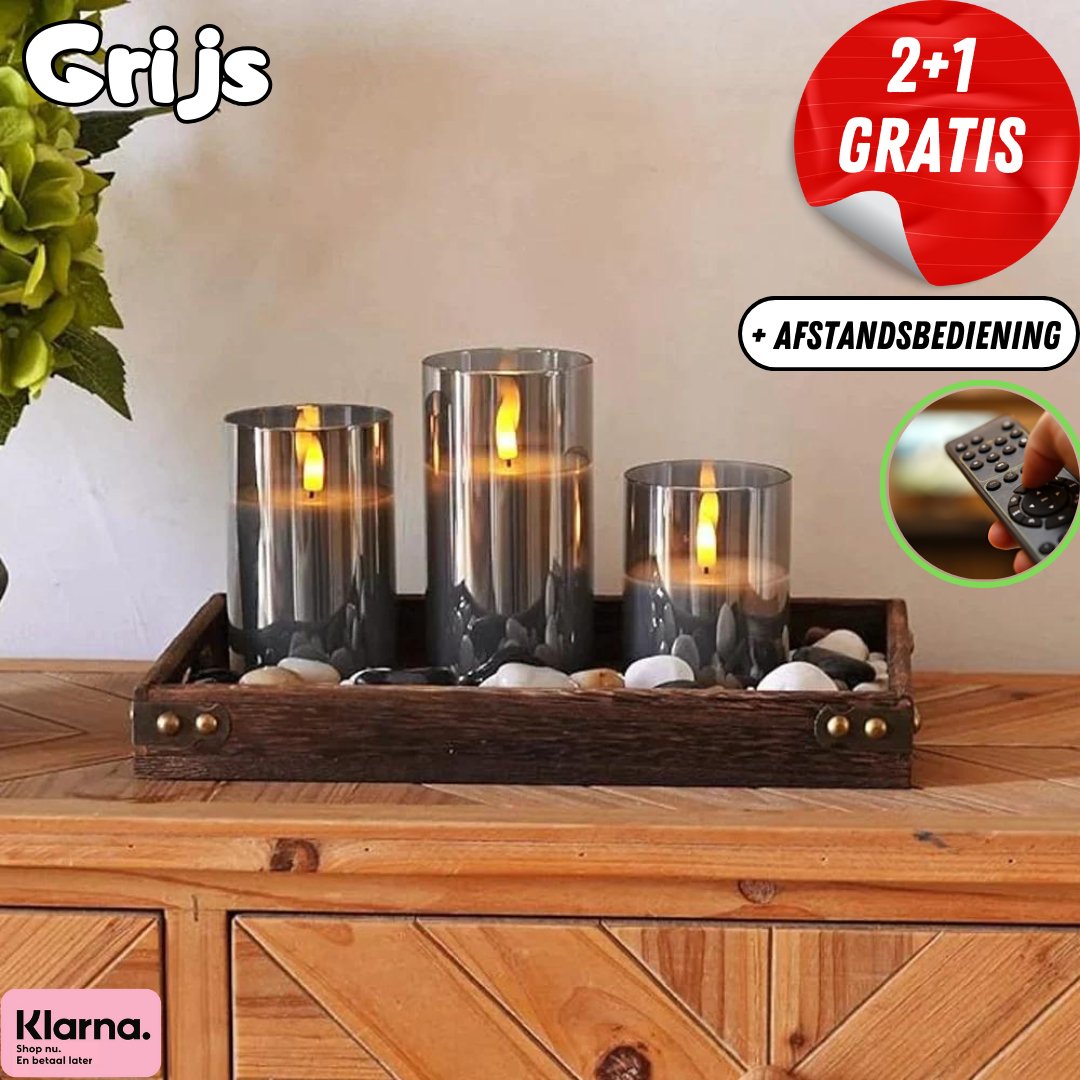 Candle™ | Realistische kaarsenset 2 + 1 GRATIS - #Candle™ | Realistische kaarsenset 2 + 1 GRATISDe Bazelaar