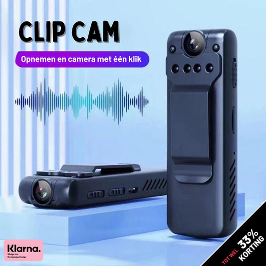 Clip Cam | Mini Full HD 1080P Videorecorder - #Clip Cam | Mini Full HD 1080P VideorecorderDe Bazelaar