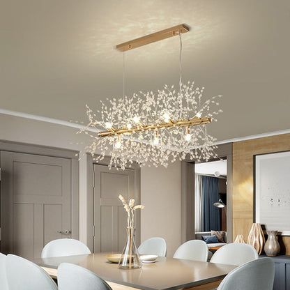 LED Hanglamp Luna - Elegant Witte & Gouden Design